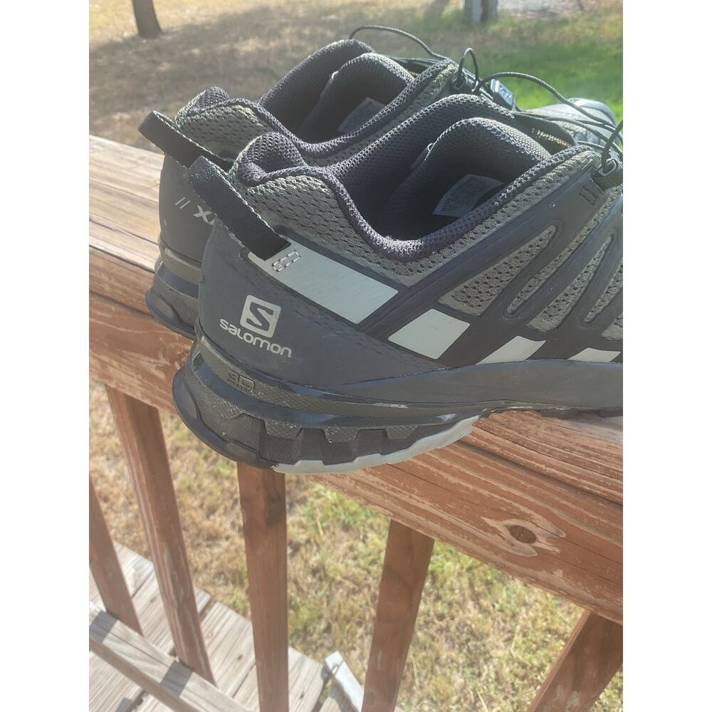 Salomon Men’s Trail Running Shoes XA PRO 3D Size 12.5 Ortholite Green - Picture 8 of 16